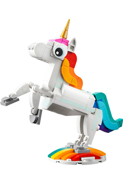 LEGO ®   مجموعة بناء Creator 3 في 1 Magical Unicorn 31140 للأطفال بعمر 7 سنوات فما فوق (145 قطعة)