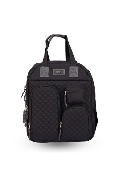 Kraft Lapis Anne Bebek Bakım Sırt Çantası Siyah