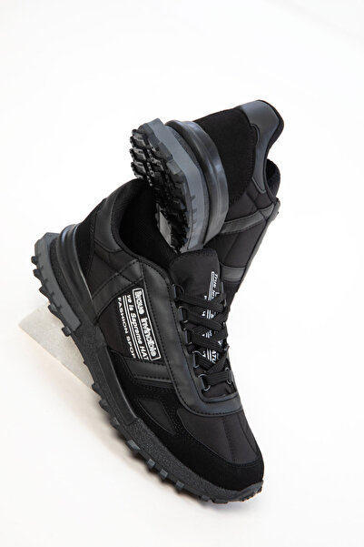 SOHO Black-Black Men's Sneaker 20824