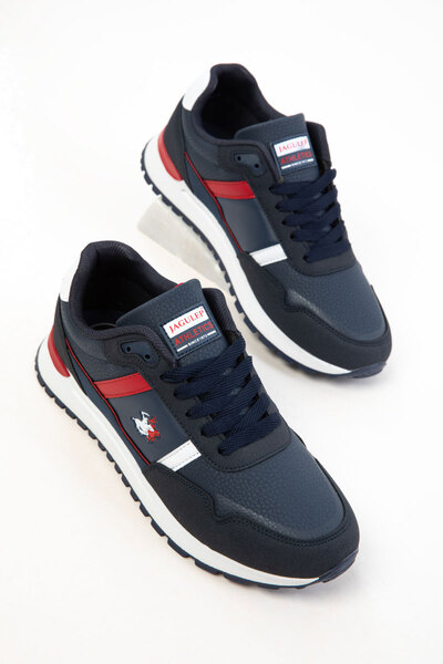 SOHO Marineblau-Rot Herren Sneaker 20829