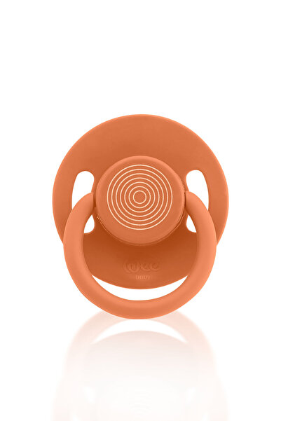 Wee Baby Cool Yuvarlak Uçlu Emzik No:2 Kiremit 6-18 Ay