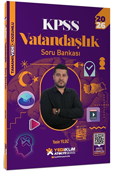 Yediiklim Yayınları 2026 KPSS Atölye Serisi Genel Kültür Vatandaşlık Tamamı V...