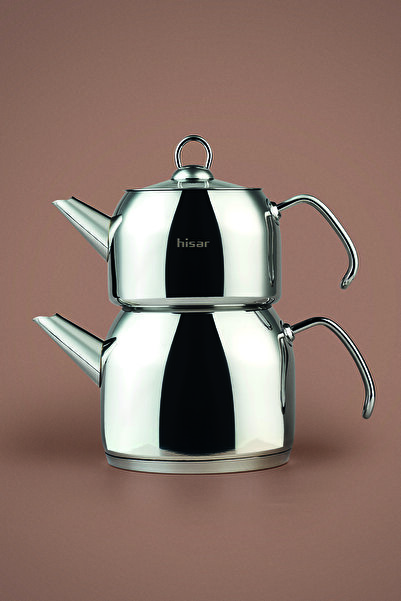 Hisar Satürn Mini Çelik Çaydanlık Cam Kapak