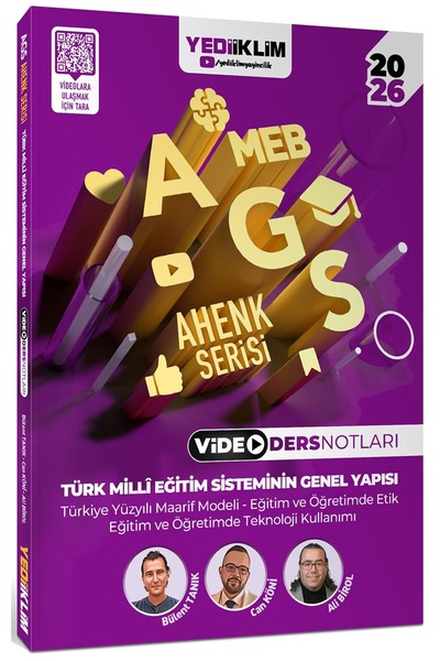 Yediiklim Yayınları 2026 MEB AGS Ahenk Serisi Türk Milli Eğitim Sisteminin Ge...