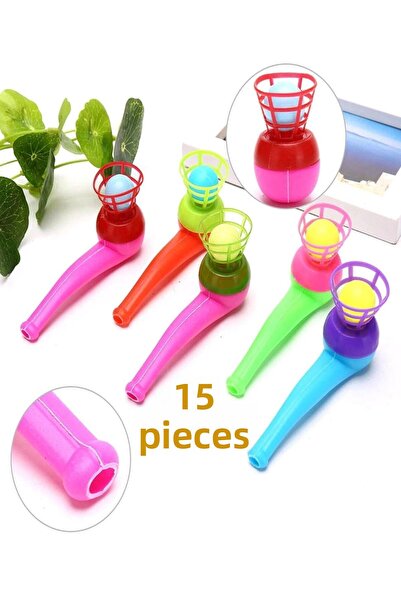 Hyd 15 قطعة من لعبة نفخ الكرة الساكسفون التعليمية