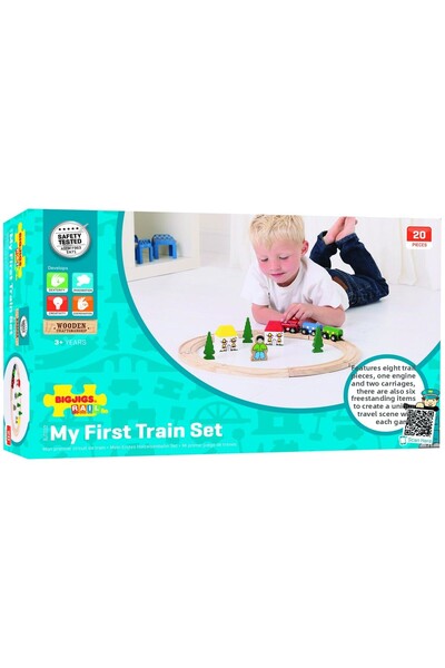 BigJigs Můj první vlak - Rozšiřte si sbírku vlaků