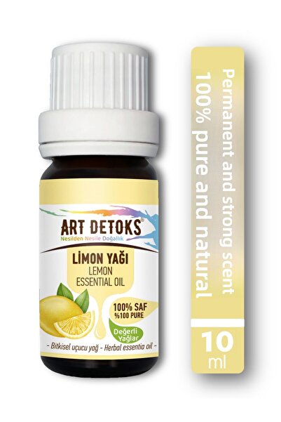Art Detoks 10 مل زيت ليمون طبيعي 100% - نقي وخشيتي