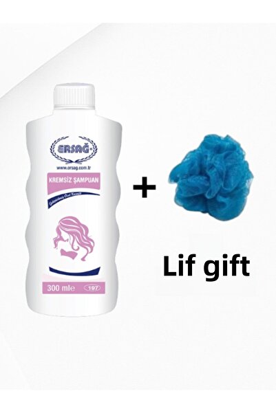 Ersağ Champoo Without Cream 300 ml - (with Fiber Gift)