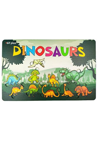 artı dekor لعبة ألغاز تعليمية للأطفال على شكل ديناصورات بولتاك (25 × 40)