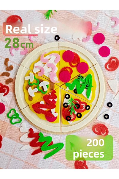 Kabajur مجموعة لعب البيتزا من مونتيسوري