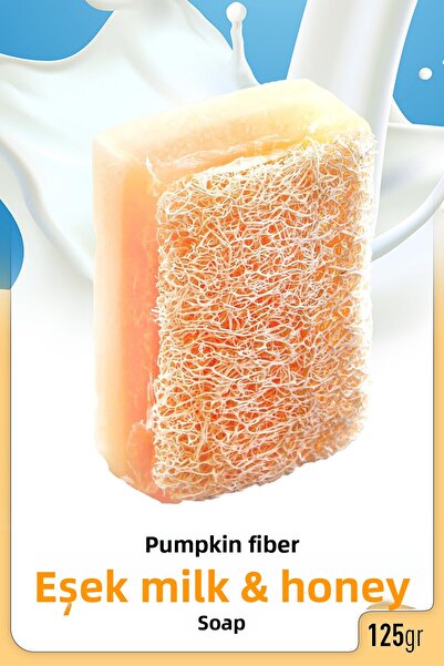 İsmail Aras صابون ألياف اليقطين مع حليب الحمار والعسل 125 جرام