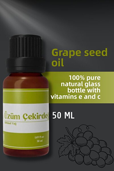 Tiji Garden 50 مل زيت بذور العنب الطبيعي 100%