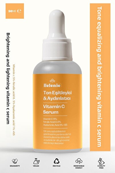 HELENİE سيروم فيتامين سي لإصلاح البقع وحب الشباب 30 مل