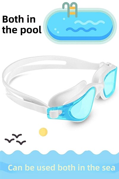 Ozsport نظارات السباحة للسباحة المضادة للضباب، نظارات السباحة المحمية من الأش...