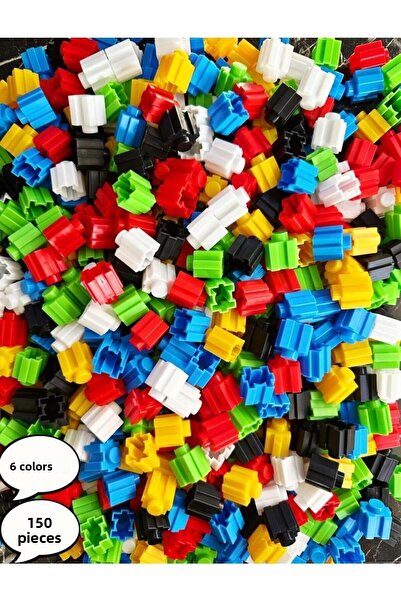 Depomiks Avm Ticking Blocks 250 Pieces 6 Colors Educational Snap Toy Educational Ticking Toy Building Toys Lego