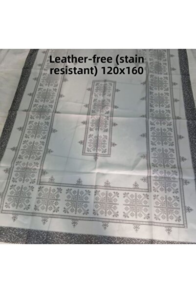 Elisam Worry-Free Stain-Proof Tablecloth for 4 People (Gray Pattern)