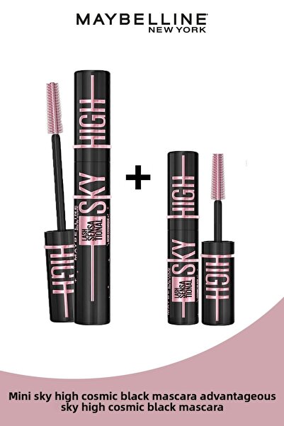 Maybelline New York ماسكارا ليش سينسيشن سكاي هاي كوزميك بلاك 7.2 مل وميني سكا...