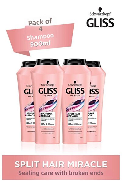 Gliss 500 مل × 4 قطع شامبو للشعر المنفصل