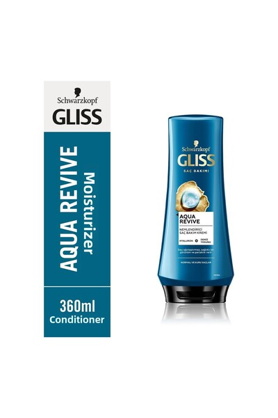 Gliss كريم العناية بالشعر أكوا ريفايف 360 مل - بخلاصة الهيالورون والأعشاب الب...
