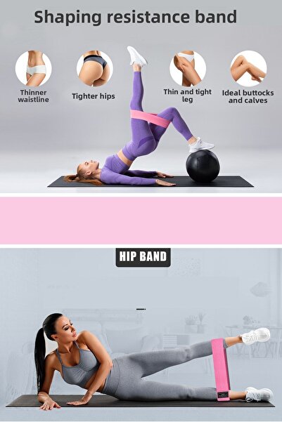 Technojet Squat Band Pilates Fitness Sports Hip Exercise Resistance Band Elastic