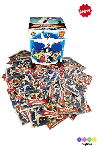 OMZ ألعاب تعليمية سوبر ستارز ميكانيكال مانز أحدث بطاقات لاعبي كرة القدم للموس...