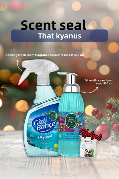 Eyüp Sabri Tuncer 500ml Foam Soap - Room Fragrance, Ocean and Rosie Cotton