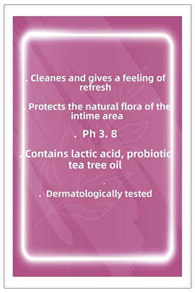 Bioder Intim washing gel 200 ml - lactic acid, probiotic, tea tree oil, allantoin, bisabolol