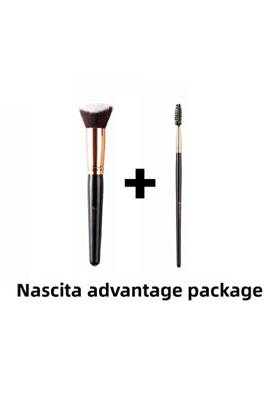nascita Foundation Brush & Eyebrow and Eyelash Brush