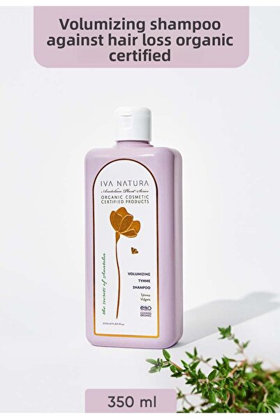 Iva Natura Anti-Hair Loss Volumizing Shampoo Organic Certified 350 ml