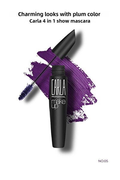 CARLA 4 In 1 Show Mascara Plum 7.5 ml - No: 05