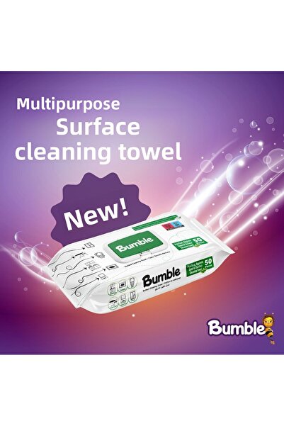 Bumble Surface Cleaning Towels - 50 X 3 Pieces (150 Sheets) New