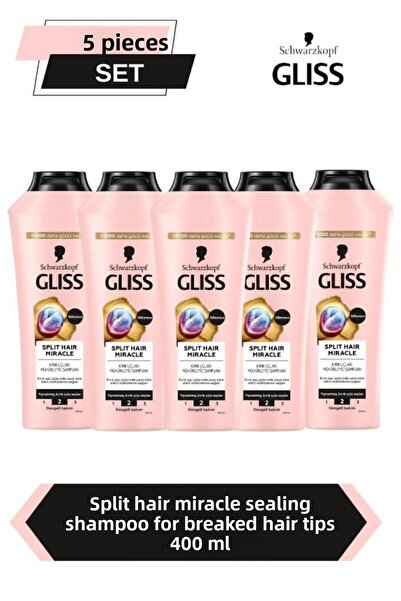Gliss Split Hair Miracle - 400 ml X 5 Shampoo