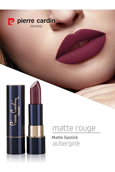 Pierre Cardin أحمر شفاه غير لامع - أوبيرجين