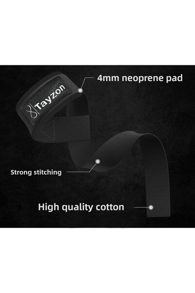 Tayzon Cureaua de ridicare de greutati Curea de lungime suplimentara pentru incheietura mainii Fitness Crosfit Curea de ridicare pentru haltere