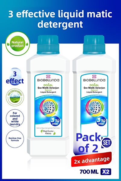 BioBellinda 3 منظف سائل ماتيك 2x700 مل 2 عبوة. مجموعة