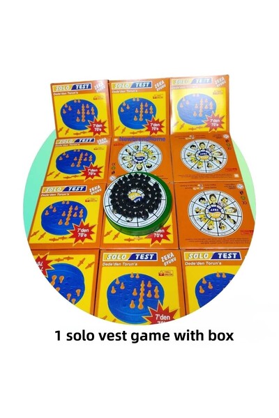Emrah Gültekin Solo Test Boxed Intelligence Game – Single Educational Strateg...