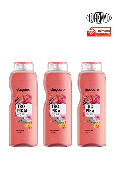 Daycare جل الاستحمام DaycareTropical 750 مل × 3 قطع