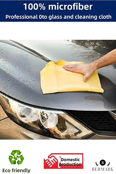 bermark قماش تنظيف ونظارات السيارات الاحترافية من الألياف الدقيقة المقاومة لل...