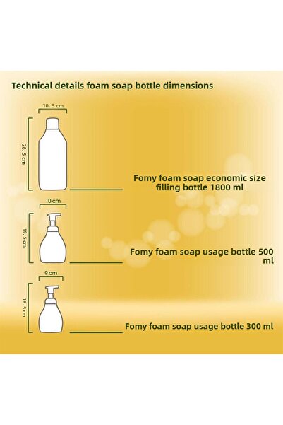 Fomy Lemon Foam Soap Hand Face Body 500 ml