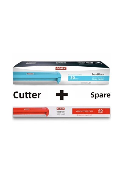 COOK Blue Bass & Cut Stretch Cutter + 60 Meter Spare Film
