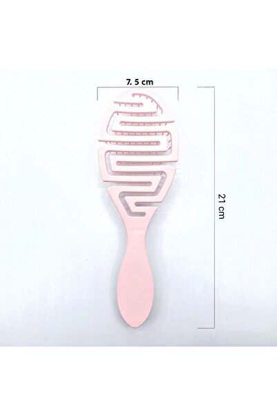 Keops Perie de păr tridimensională Pro -roz Keo01