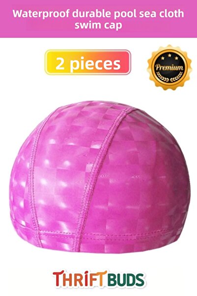 Generic Brand Special Production Waterproof Swimmer Pool Sea Cap Durable Elas...