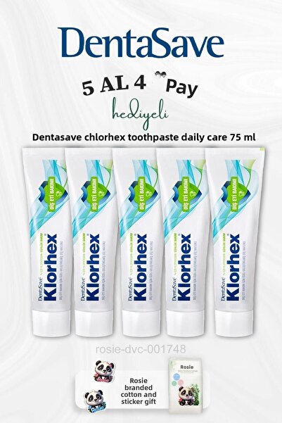 Dentasave معجون أسنان كلورهيكس 75 مل - العناية اليومية، اشتري 5 واحصل على 4، ...
