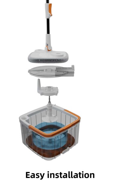 Manor Automatic Cleaning Set - Clean and Dirty Water Separator, Spare Mop, Square Head