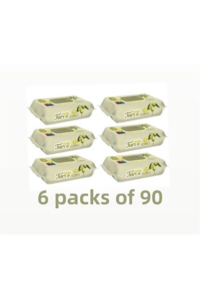 Baby Turco Olive Oil Wet Wipes 6 X 90