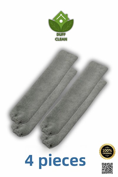 DUFF CLEAN مجموعة من 4 أجهزة قماش احتياطية لإزالة الغبار من الألياف الدقيقة