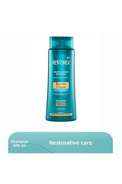 Restorex Keratin & Argan Repair Hair Care Shampoo 500 ml + Tekutý kondicionér na vlasy 200 ml