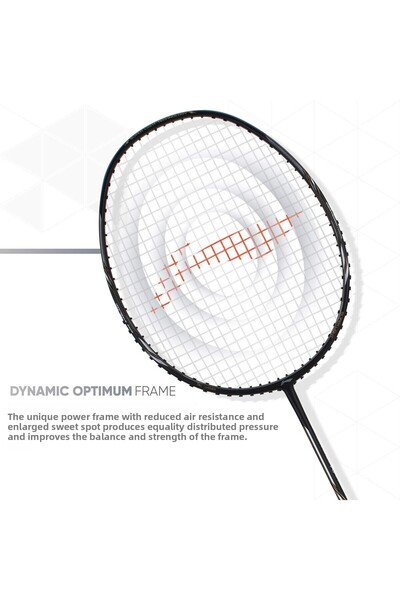 Li-Ning Air Force G2 Carbon-fiber Strung Badminton Racket | Black/silver | 78g | 30lbs