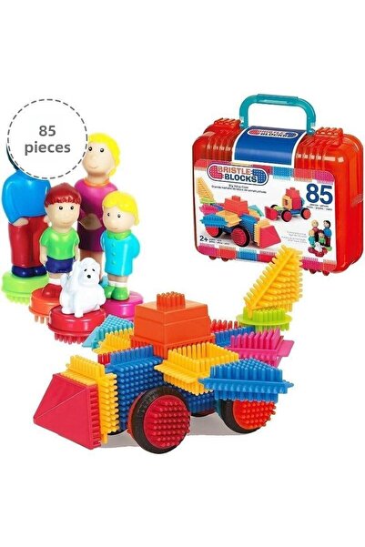 Sarp ألعاب بناء مكعبات بريستل 85 قطعة - عائلة