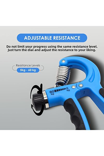 Endless Hand Grip Strengthener | 5-60 Kg Resistance | Forearm & Finger Power | With Counter